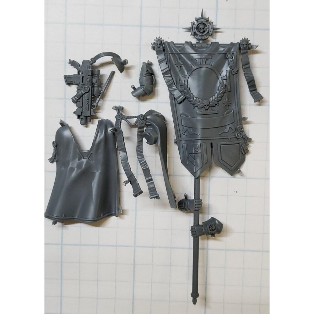 40k Space Marines Bits Company Heroes Ancient Banner Cape Bolter Litanies Set